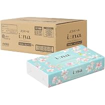 Amazon.co.jp: エリエール ソフトパックティシュー i:na(イーナ) 150組